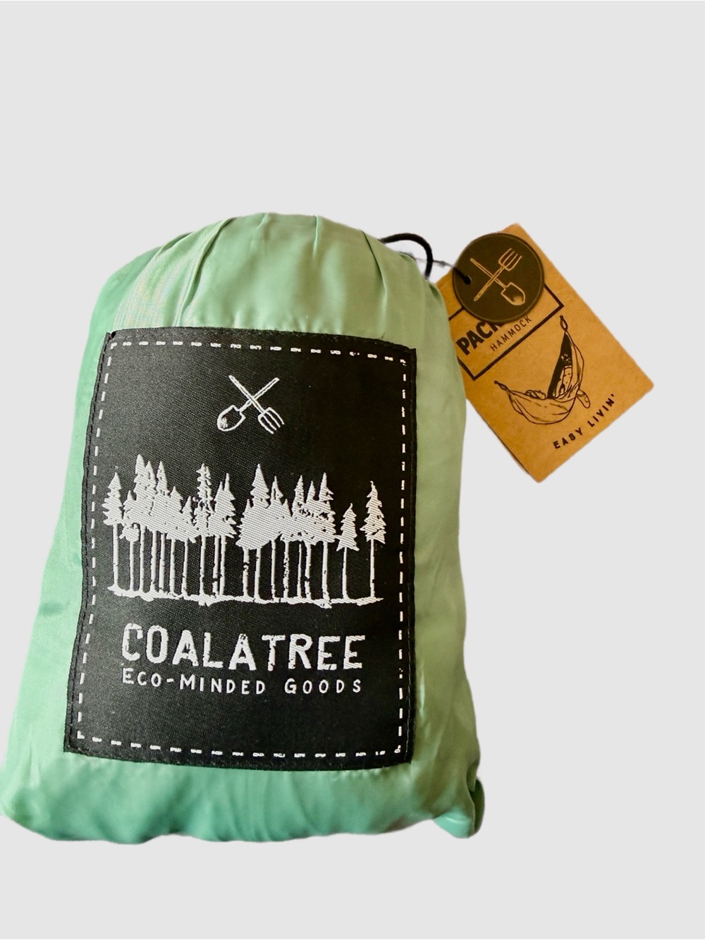 Coala Tree Mtn 2 City Packable Hammock Green NWT 96x54”